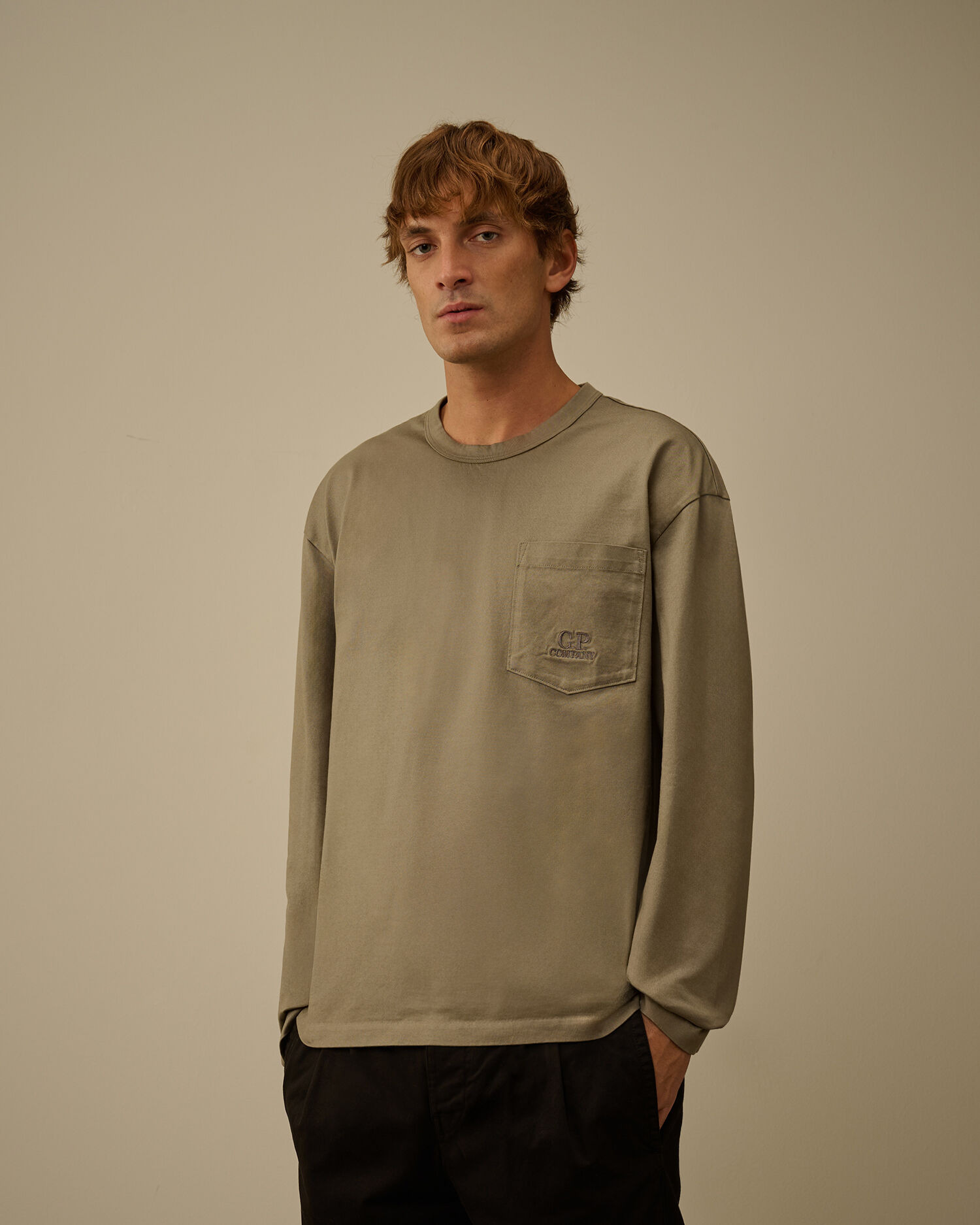 Mercerized 30/2 Jersey Twisted Long Sleeve T-Shirt - 3