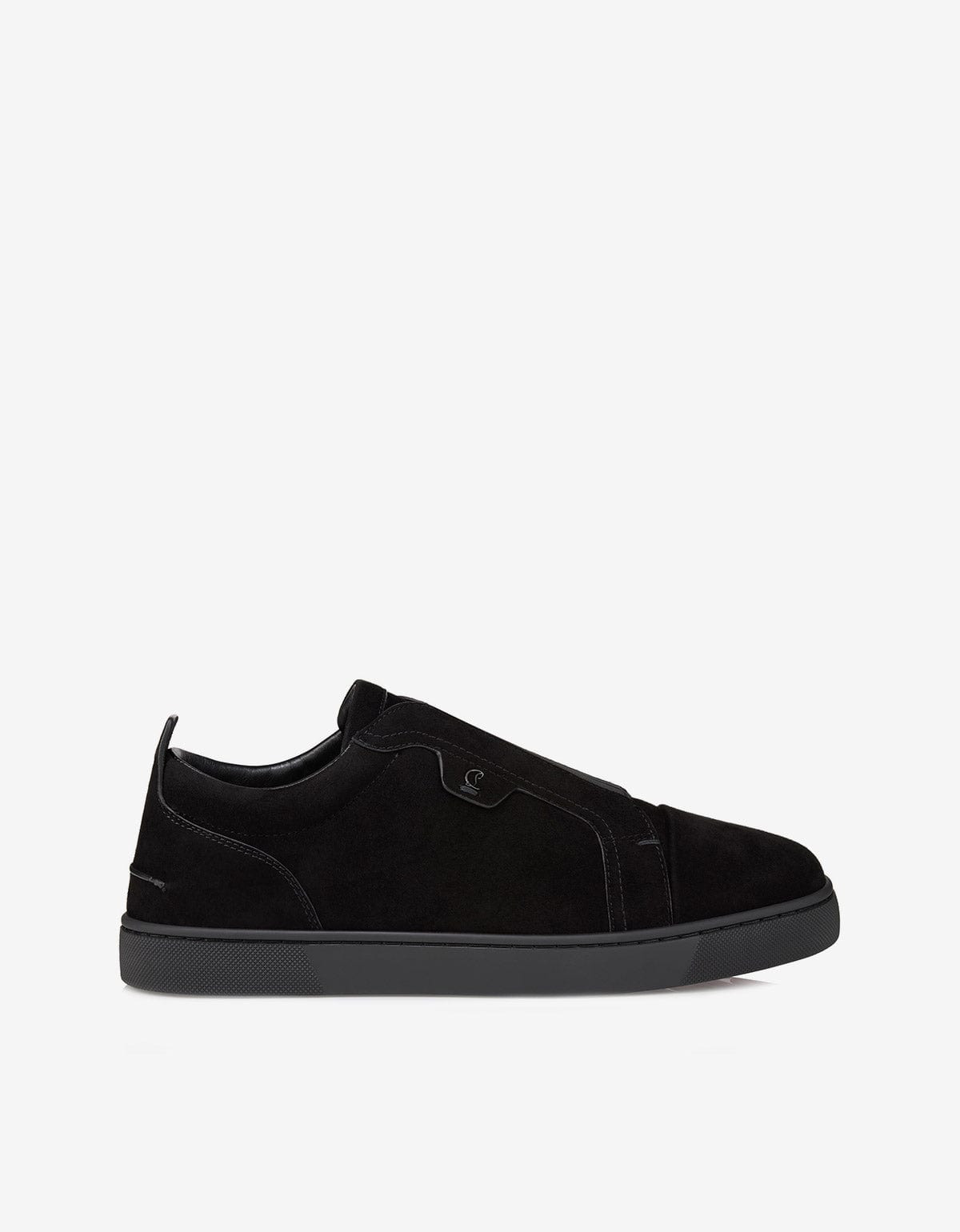 Christian Louboutin St Louis Black Suede Trainers - 2
