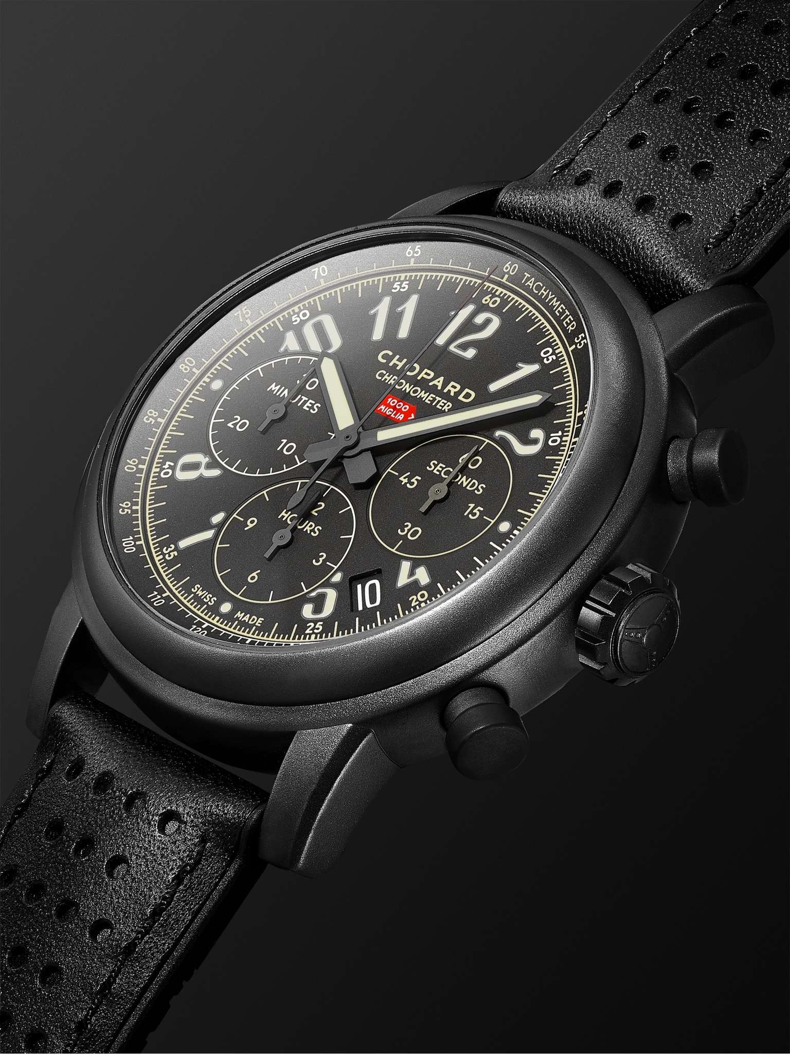 Mille Miglia 2020 Race Edition Limited Edition Automatic Chronograph 42mm Stainless Steel and Leathe - 4