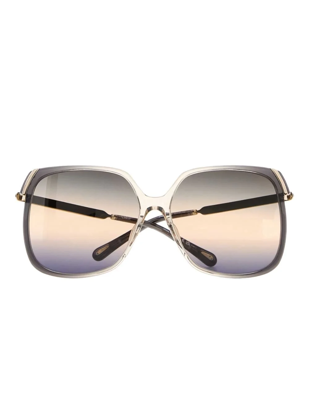 square-frame sunglasses - 1