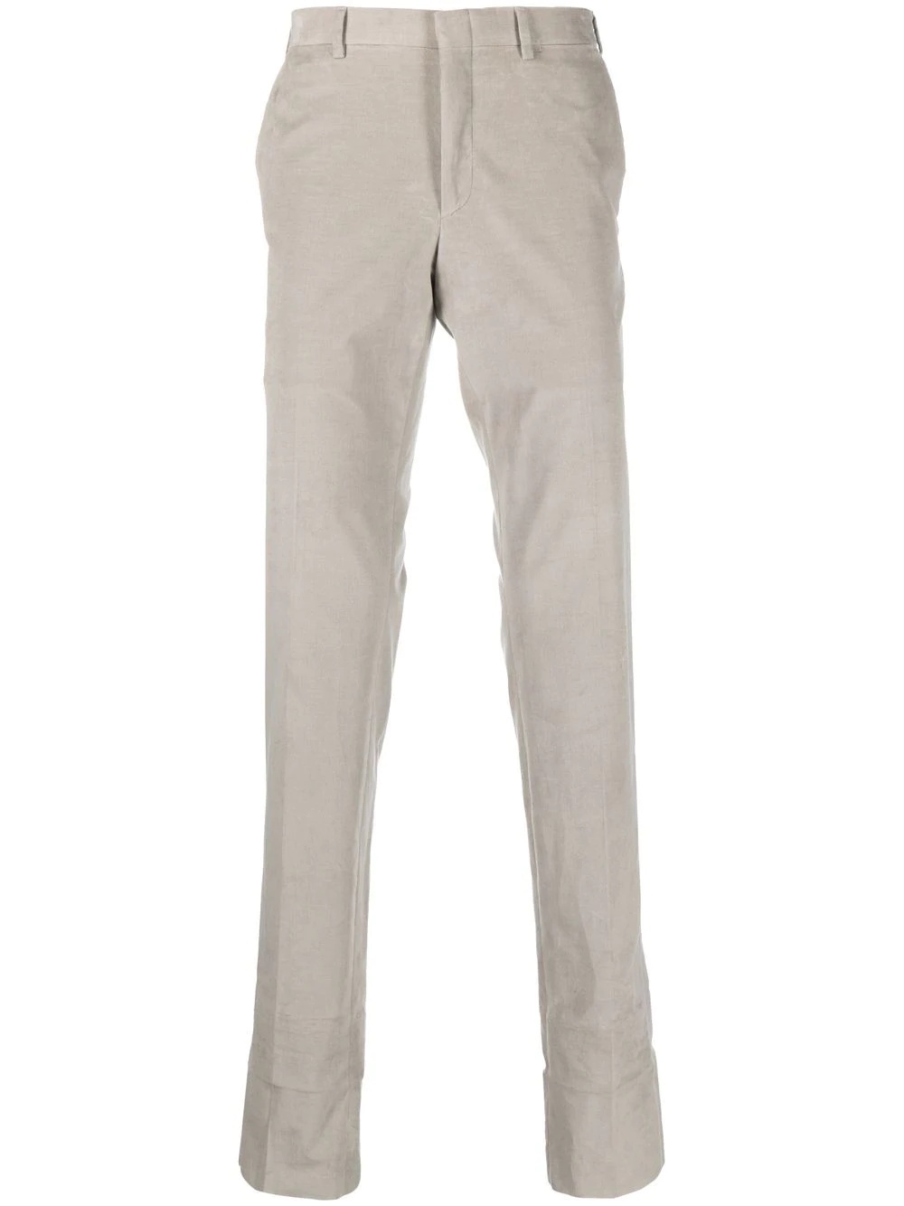 mid-rise straight-leg trousers - 1