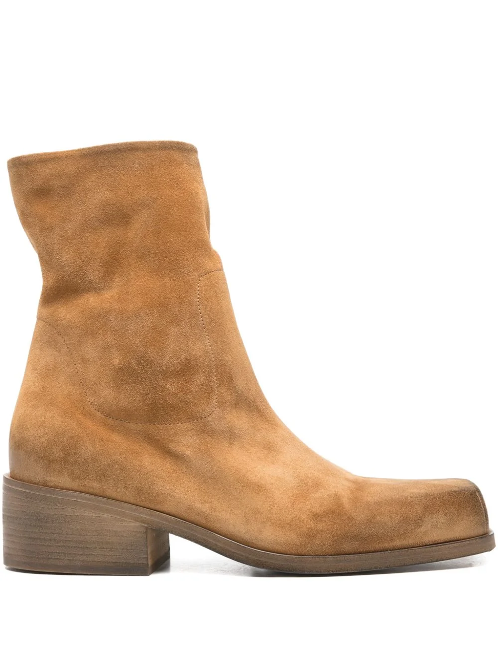 square-toe boots - 1