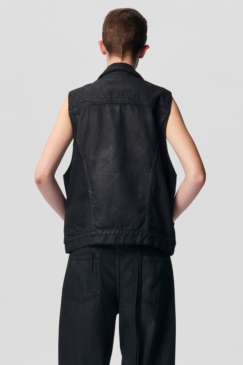 Juliette 5-Pockets High Comfort Sleeveless Jacket - 3