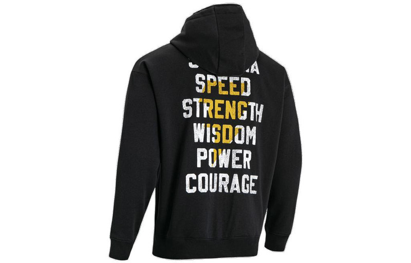 Under Armour Under Armour Project Rock Black Adam Full Zip Rival Fleece Hoodie 'Black Yellow' 1377749-001 outlook