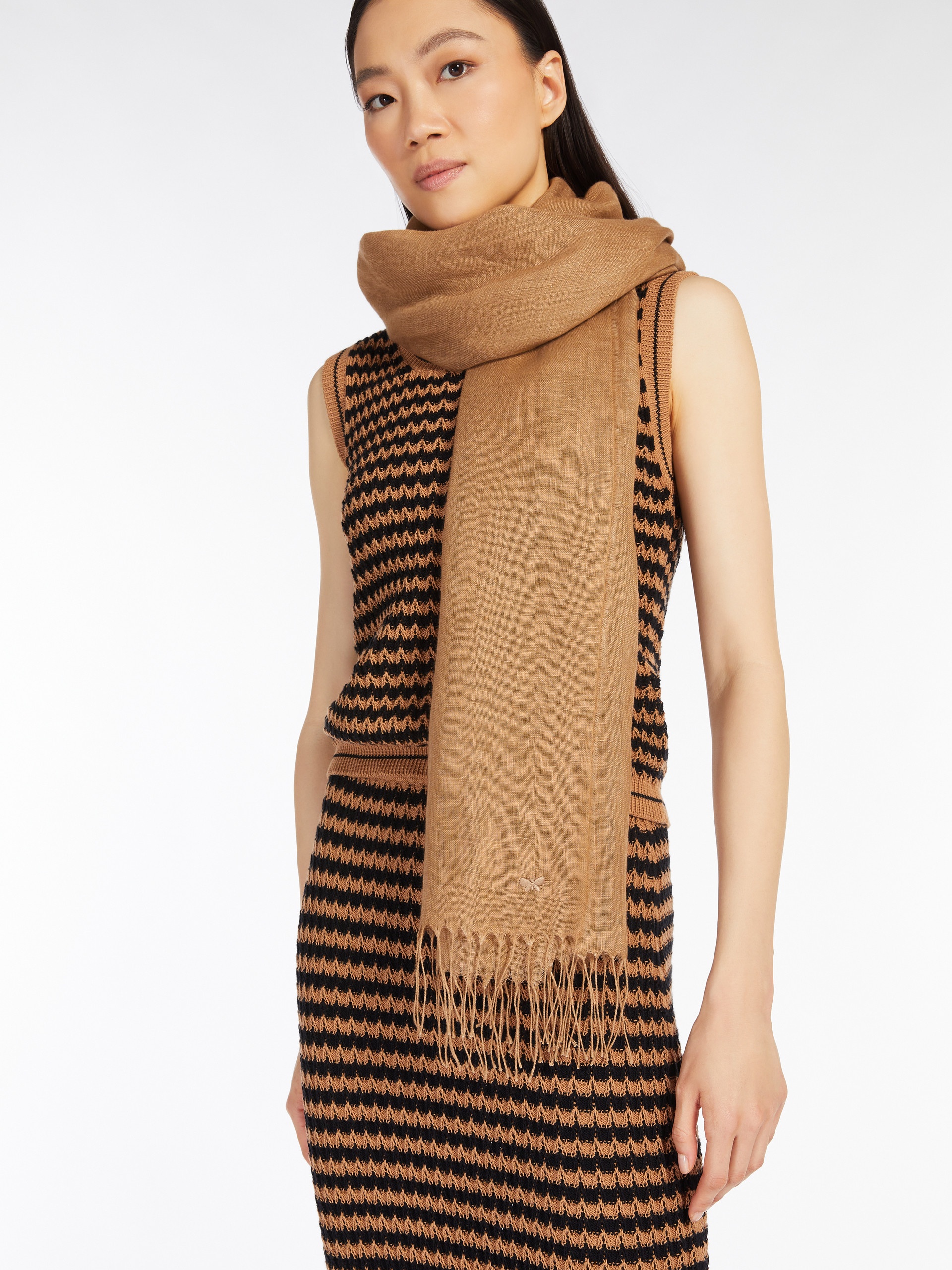 SIONBIO Linen stole - 4