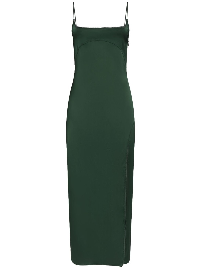 La Robe Notte satin midi dress - 1