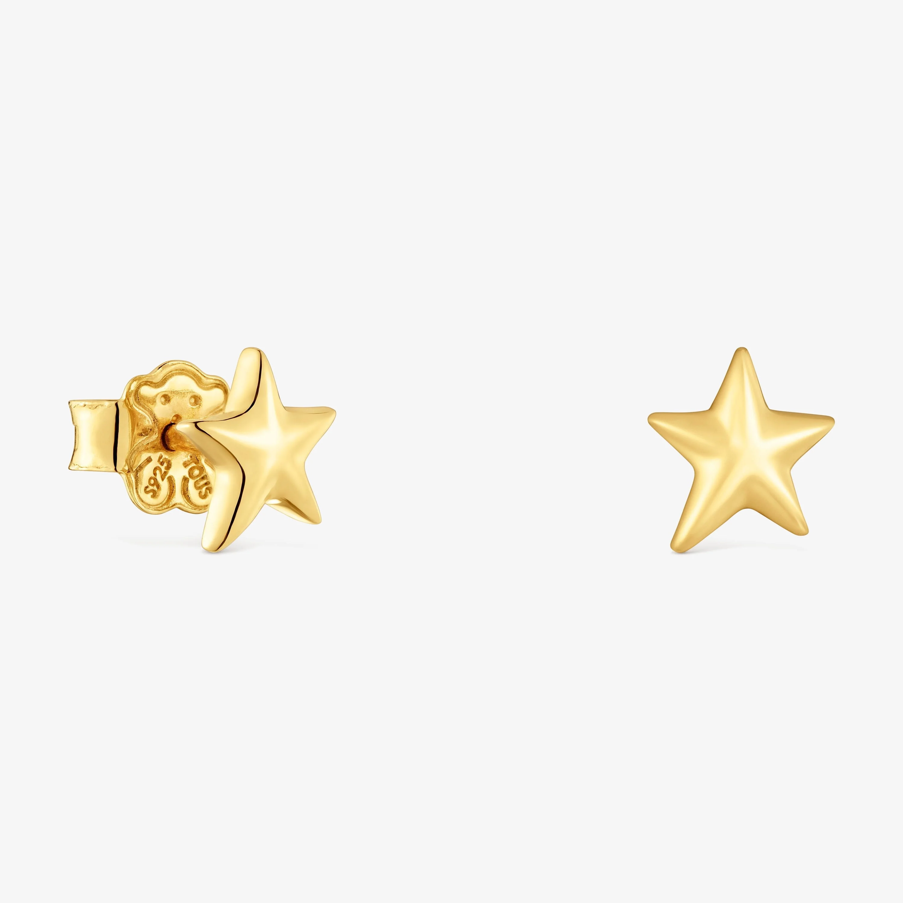 Star Earrings with 18K gold vermeil TOUS Motifs - 1