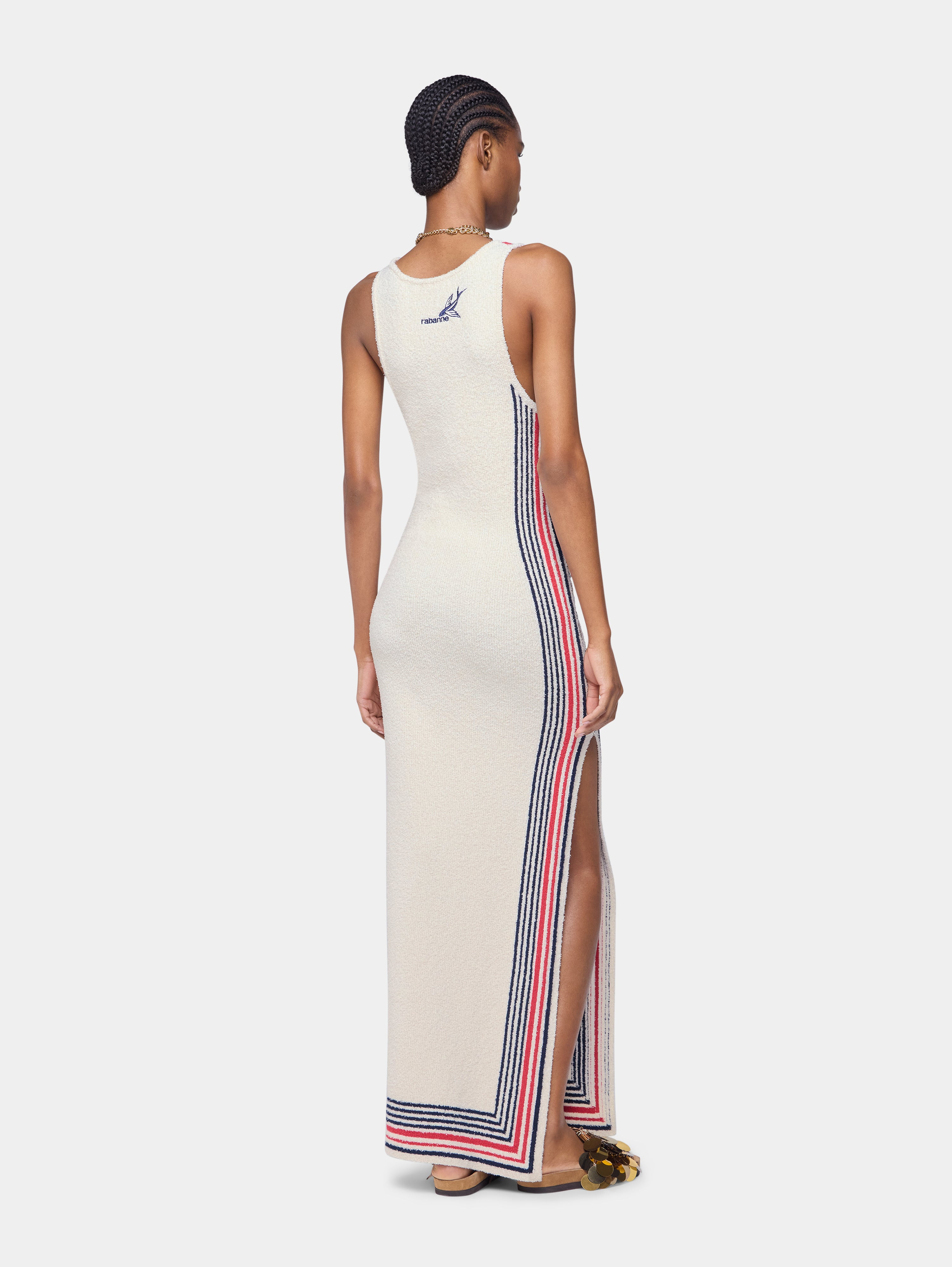 LONG DRESS IN TERRY JERSEY - 3
