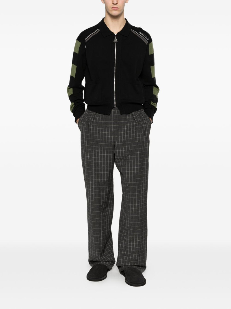 Kiko Kostadinov Kest striped cardigan outlook