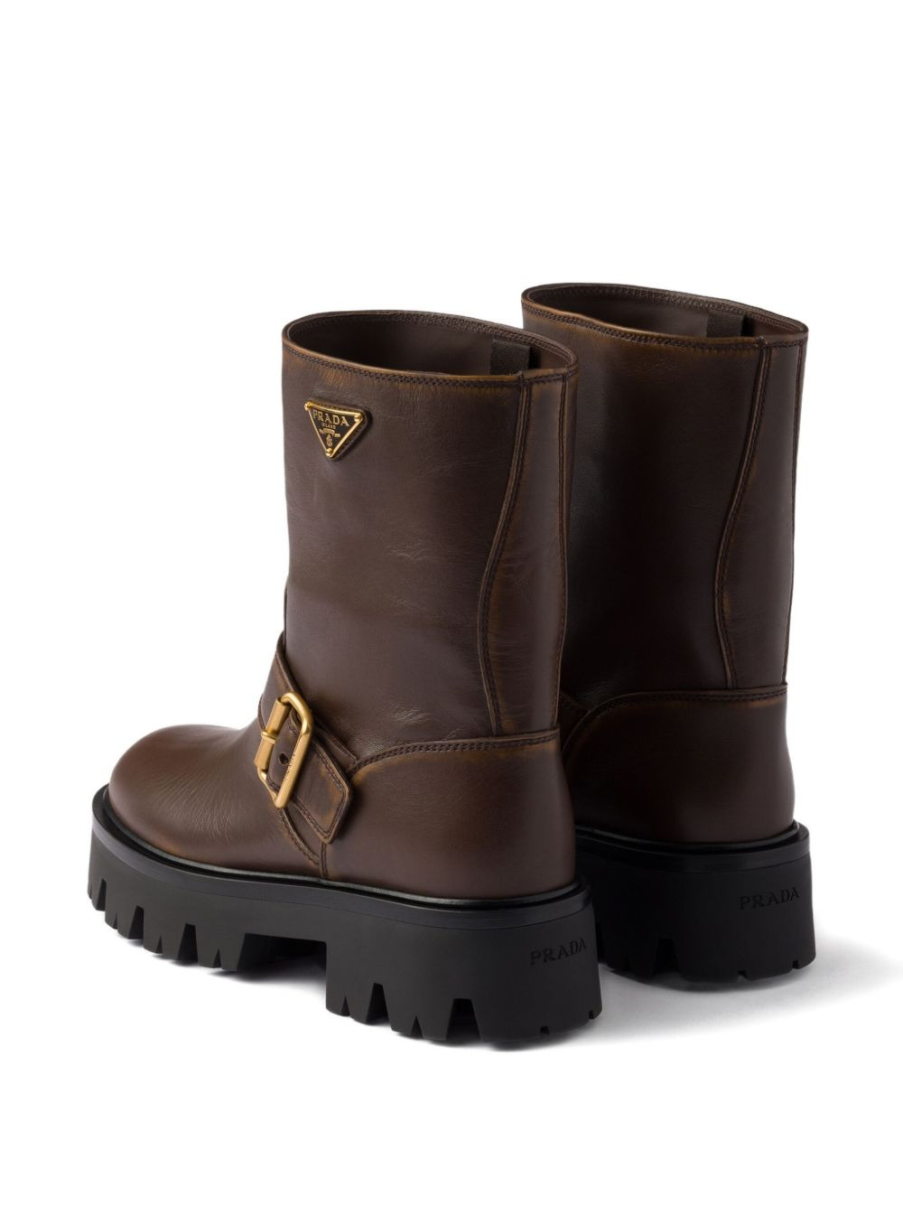 buckle-fastening platform boots - 3