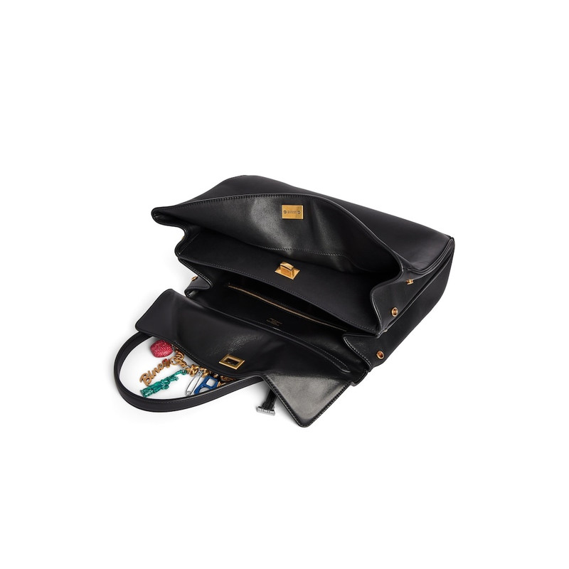 Women's Rodeo Medium Handbag With Ny Souvenirs Charms in Black 4