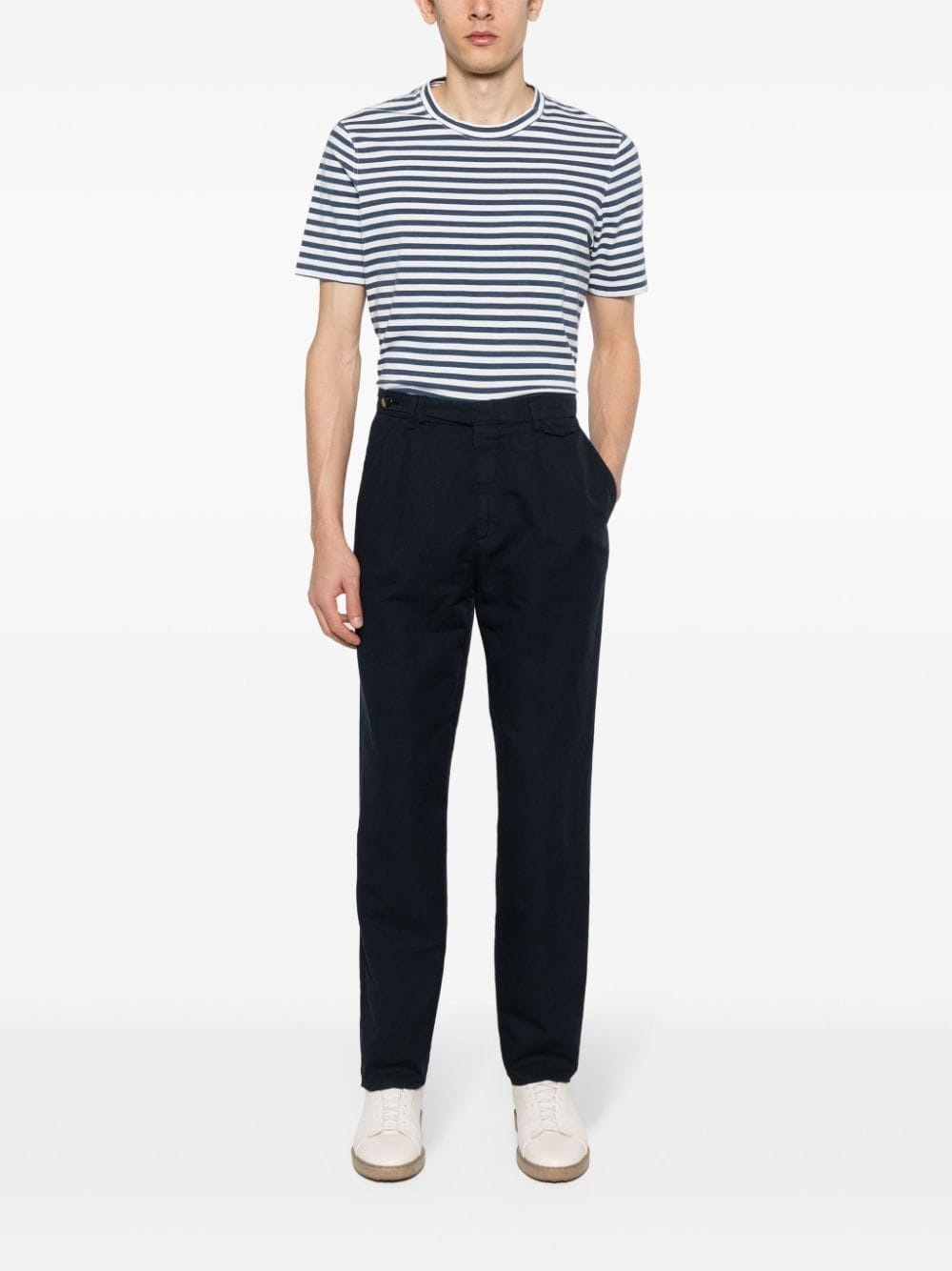 pleat-detail trousers - 2