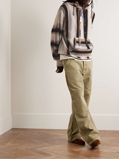 AMIRI Baja Striped Cashmere and Wool-Blend Hoodie outlook