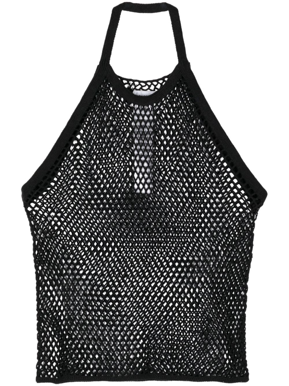 halterneck mesh top - 1