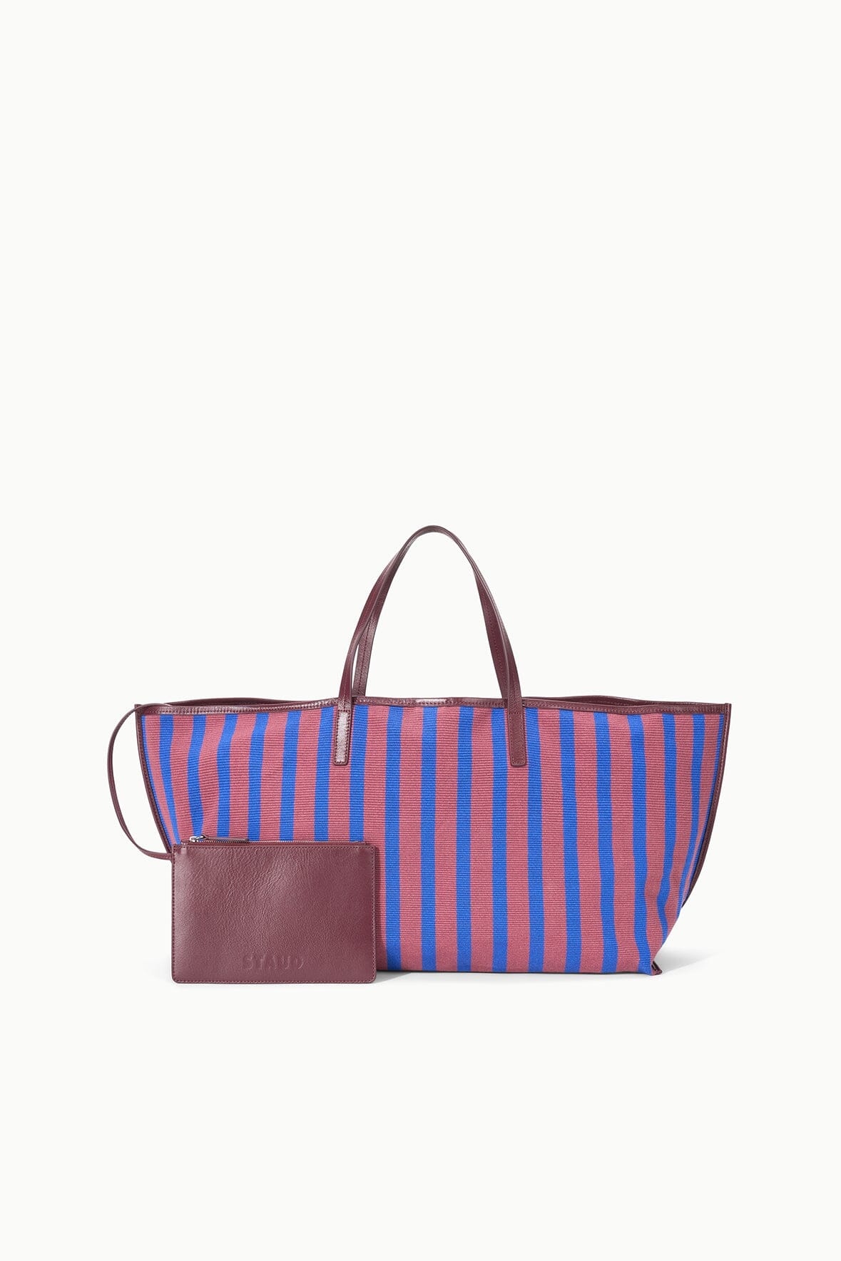 STAUD CHRISTOS LARGE TOTE ATLAS STRIPE - 3