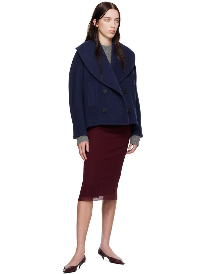 Lanvin Navy Cocoon Peacoat outlook