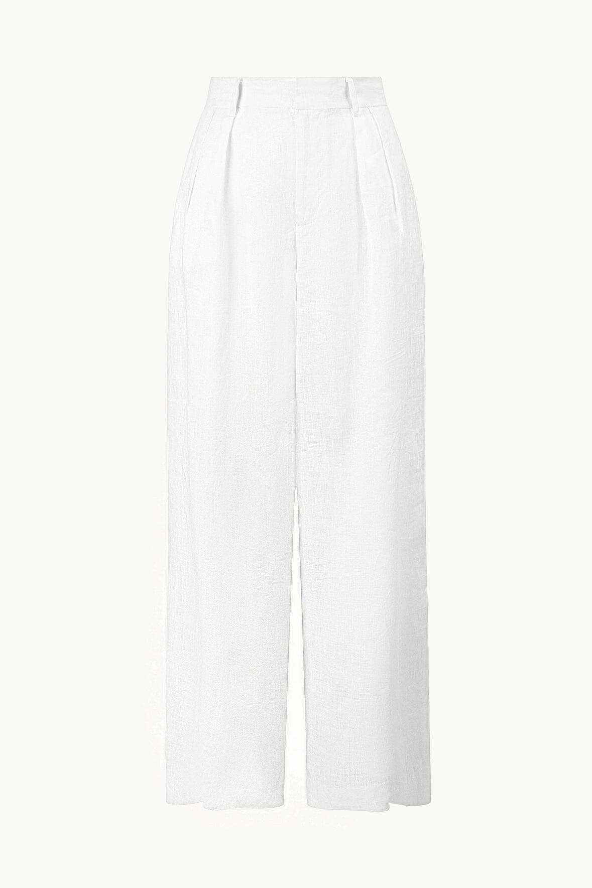 STAUD SASHA PANT WHITE - 1