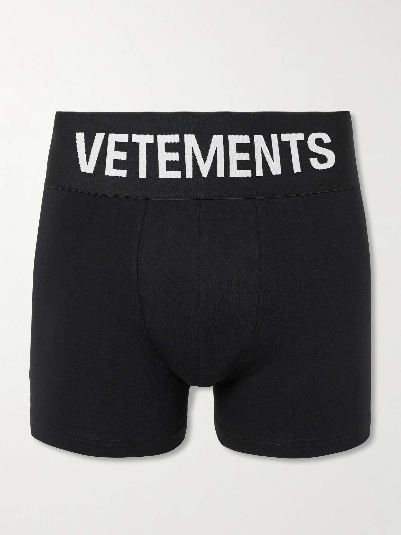 Logo-Print Stretch-Cotton Boxers - 1