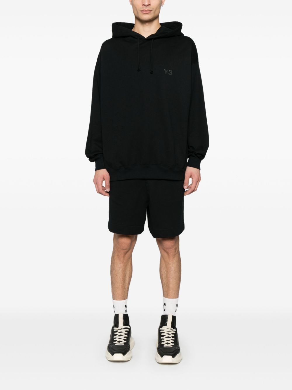 french-terry hoodie - 2