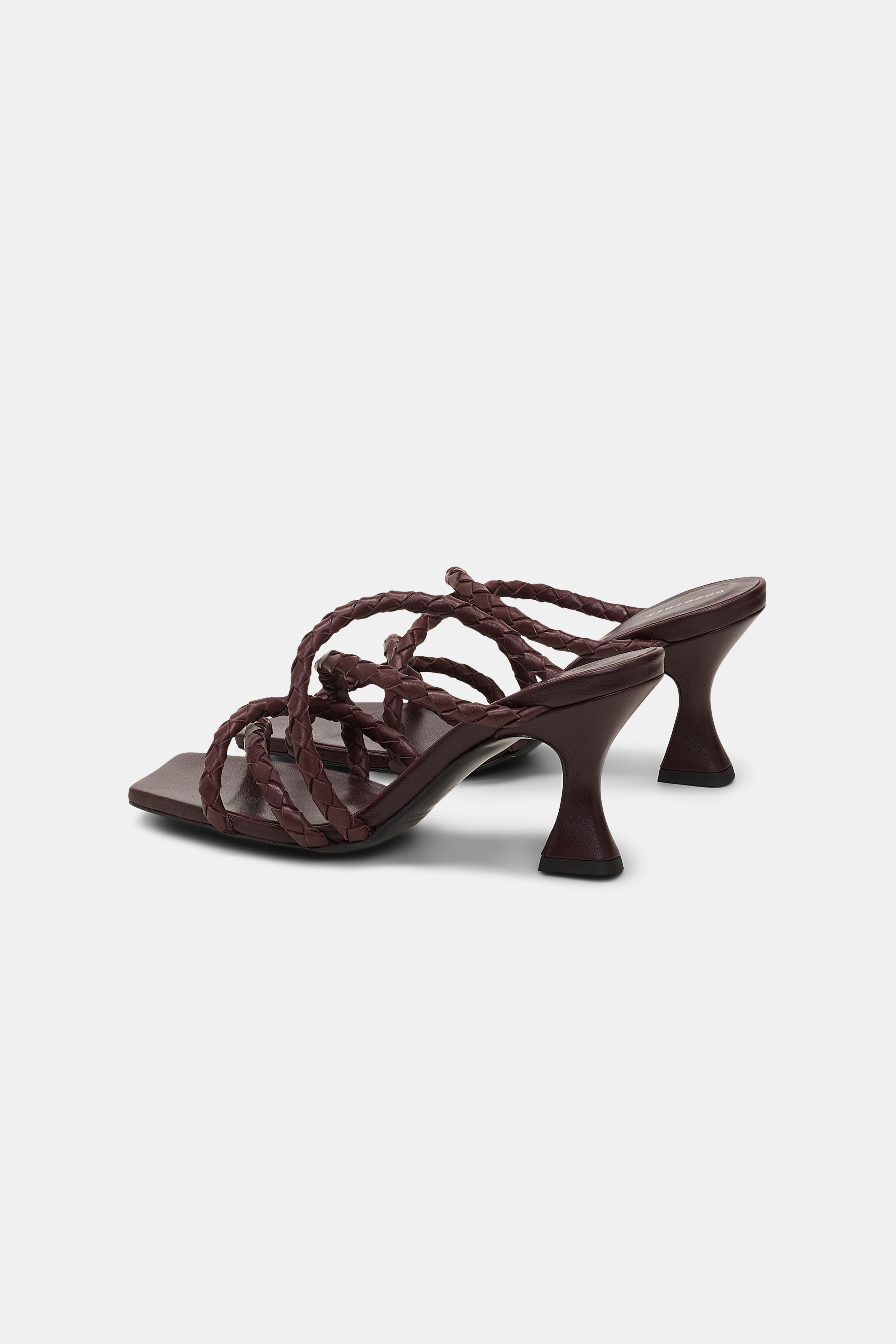 WOVEN ELEGANCE Cord heel sandal - 7