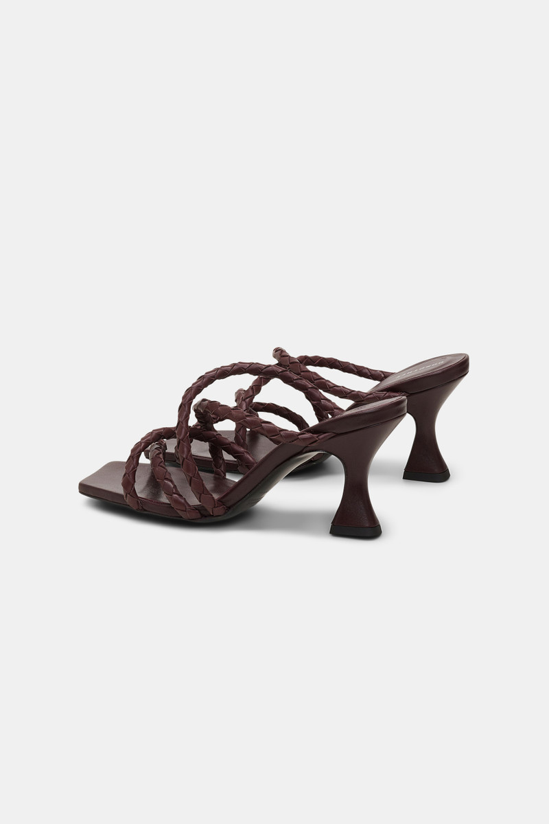 WOVEN ELEGANCE Cord heel sandal 7