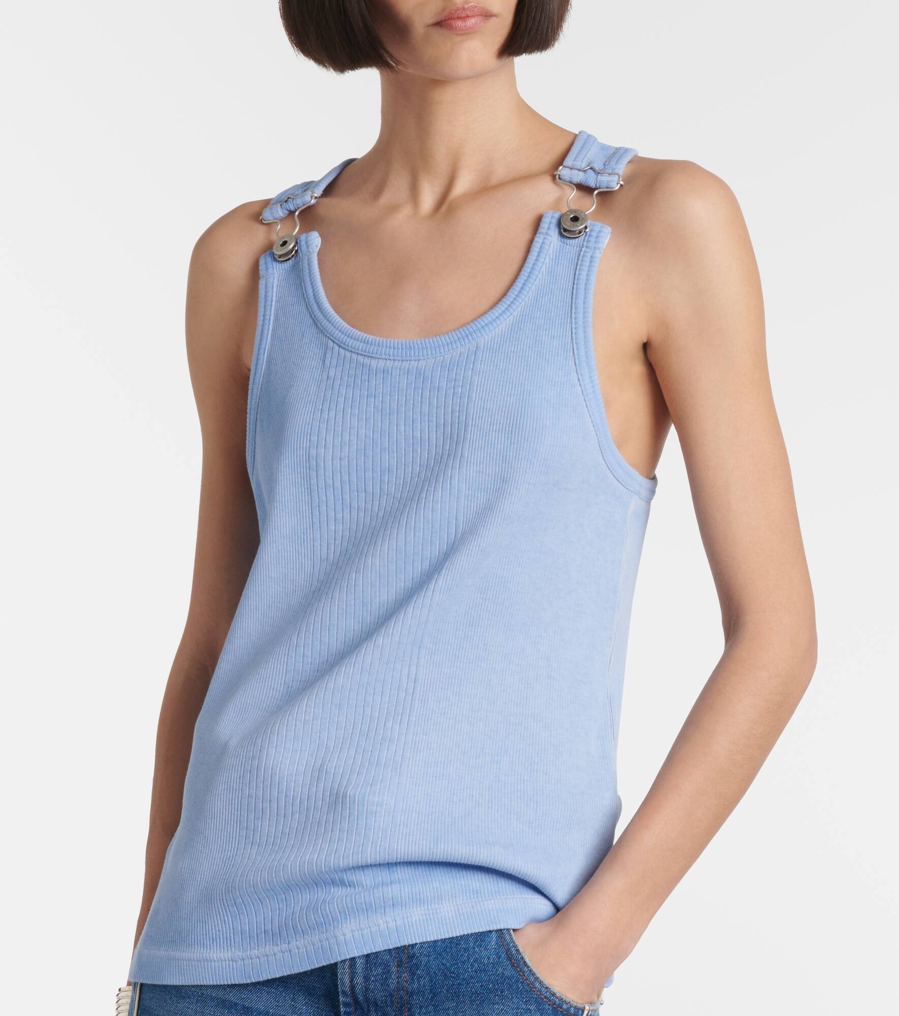 The Straps cotton tank top - 5