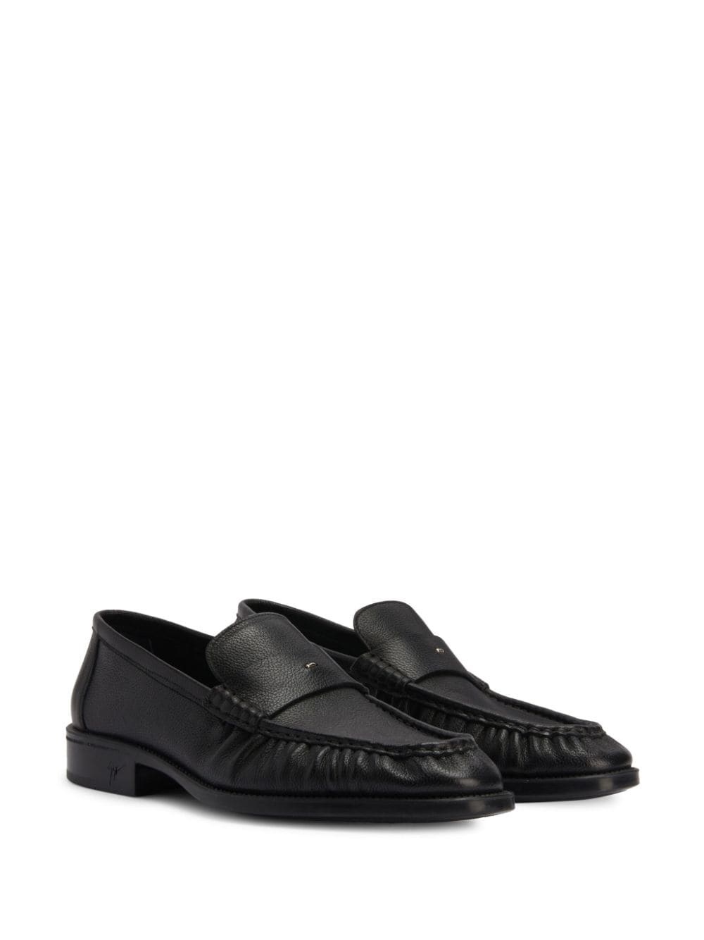 Weeston almond-toe leather loafers - 2