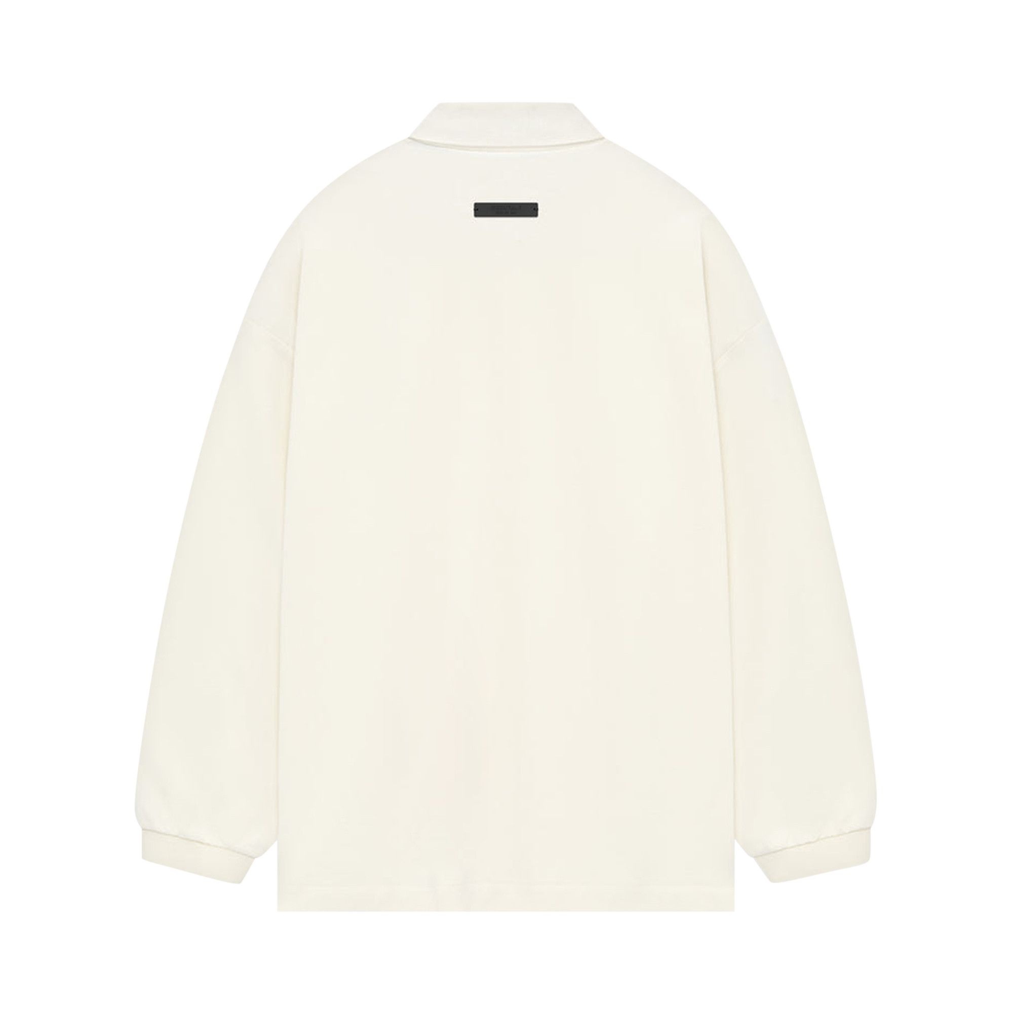 Fear of God Essentials Pique Long-Sleeve Polo 'Shell' - 2