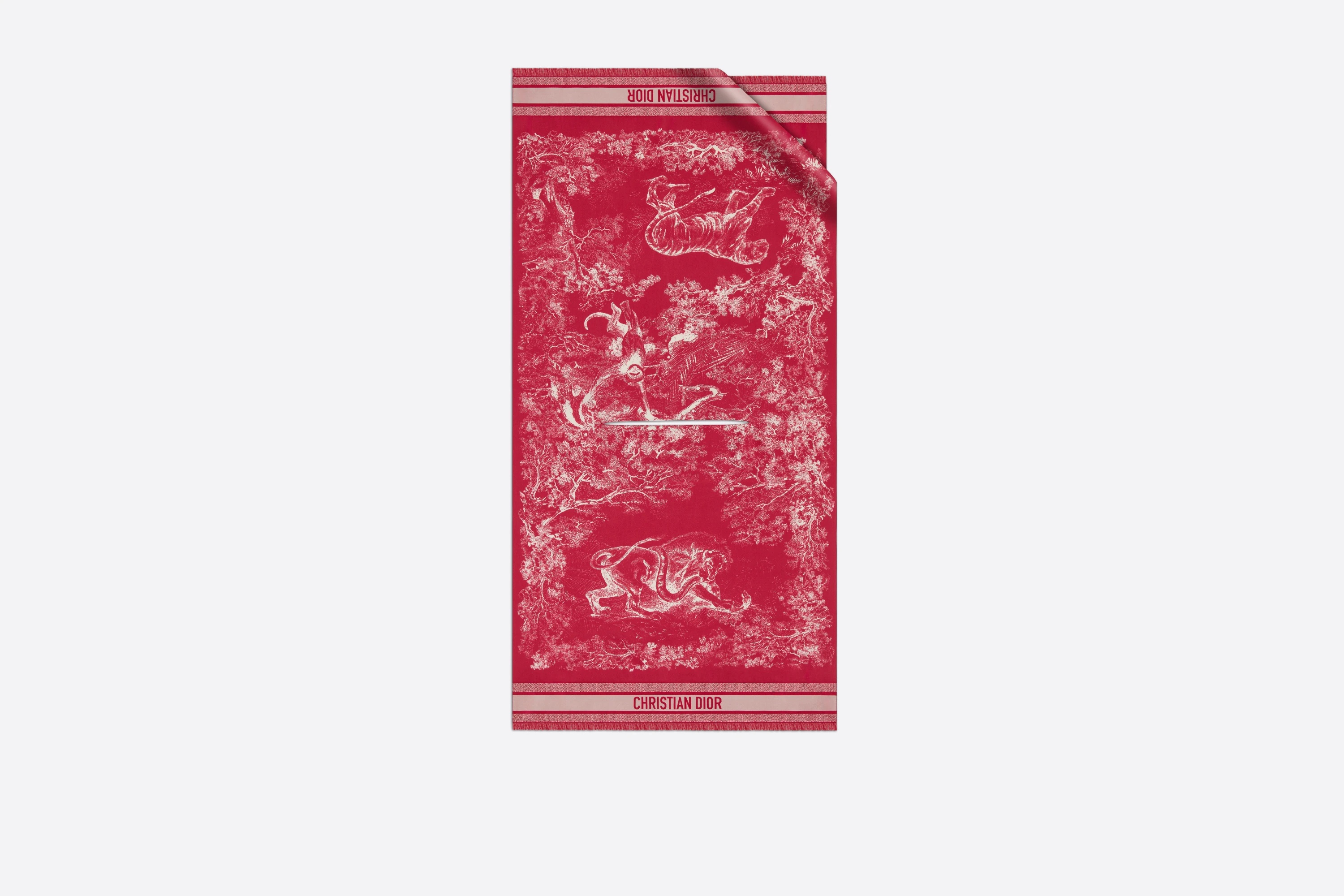 Toile de Jouy Reverse Poncho - 2