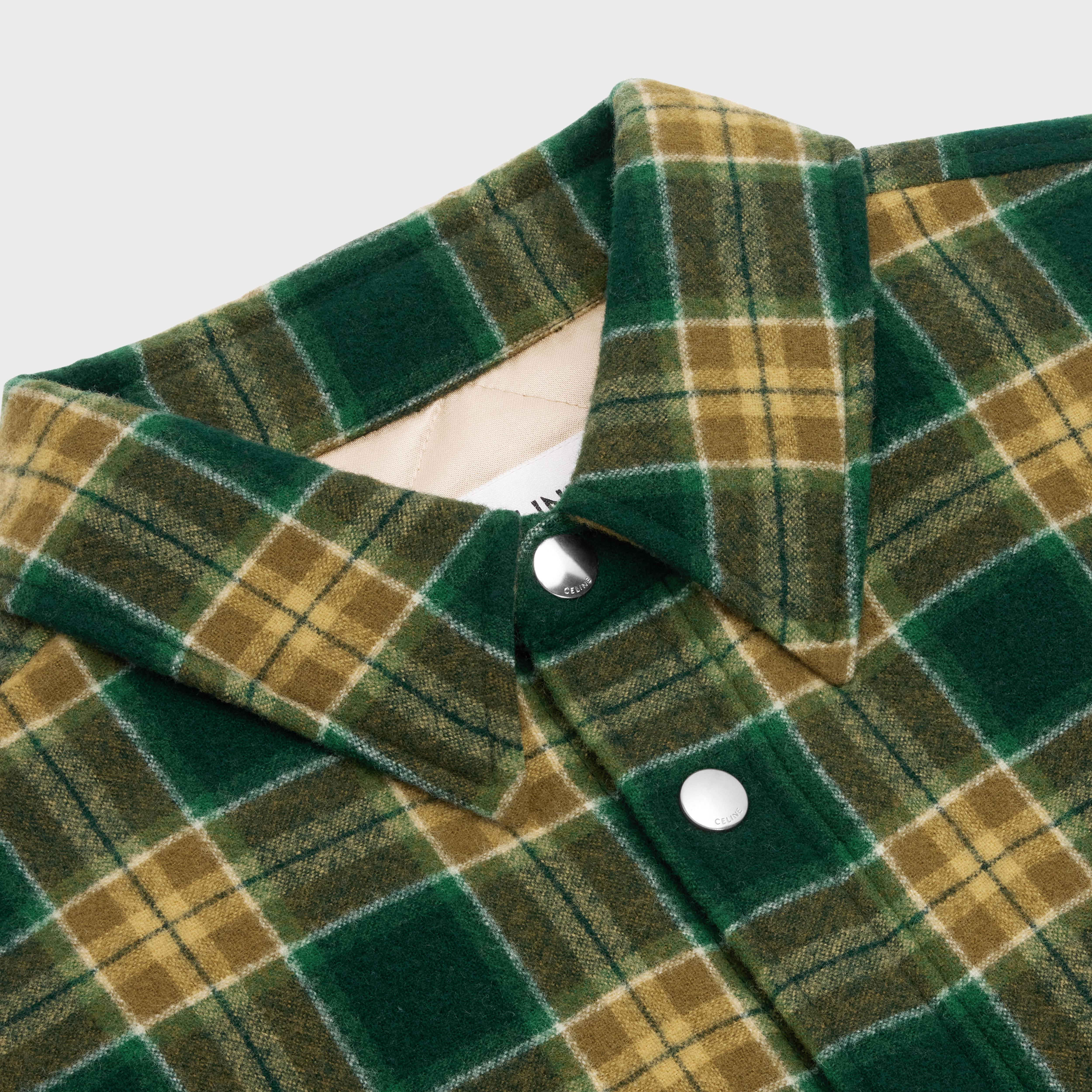 OVERSHIRT IN CHECKED WOOL - 3