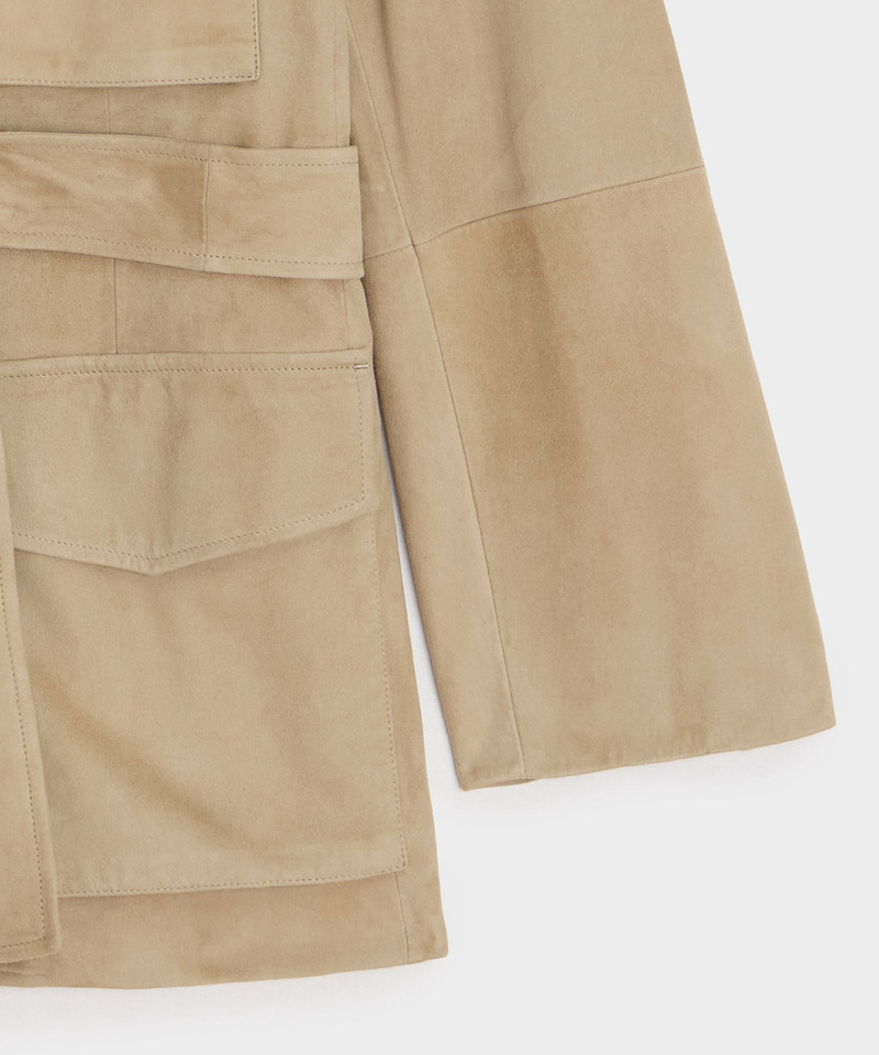 Italian Suede Cartographer's Jacket 8