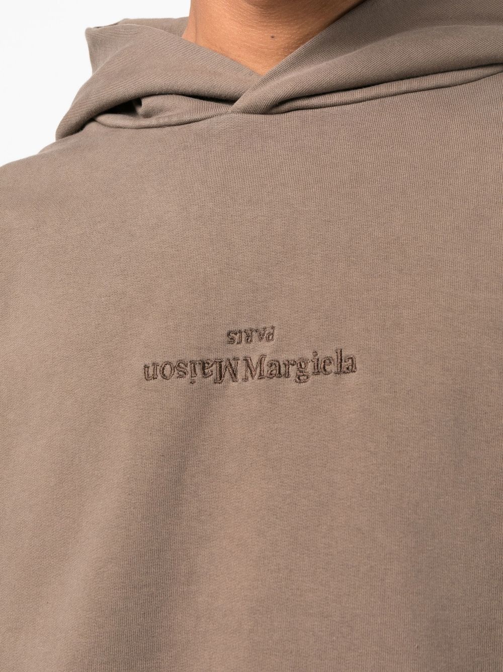 embroidered-logo hoodie - 6