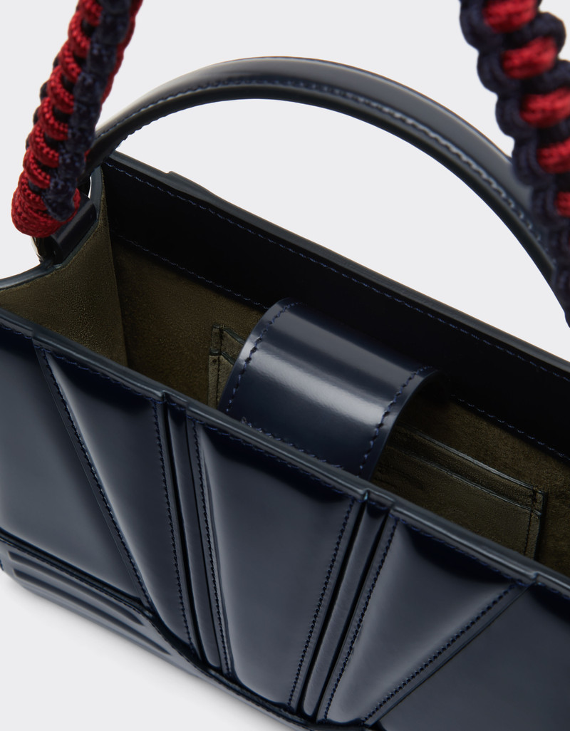 Ferrari GT micro tote bag in leather 6