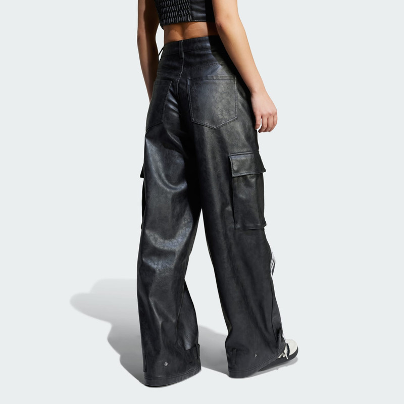 adidas Adilenium Season 3 Vintage Faux Leather Pants - JX9226
