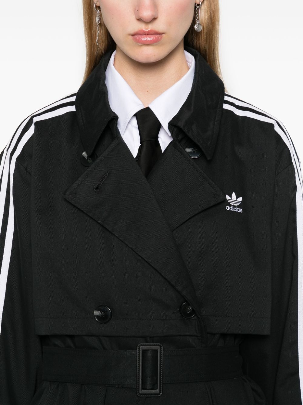 twill trench coat - 5