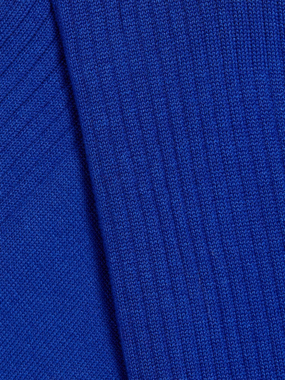BLUE COTTON BLEND SOCKS - 2