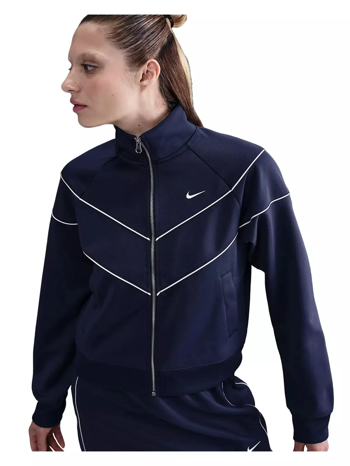 Women's Sportswear Windrunner Knit Jacket -Navy - 1