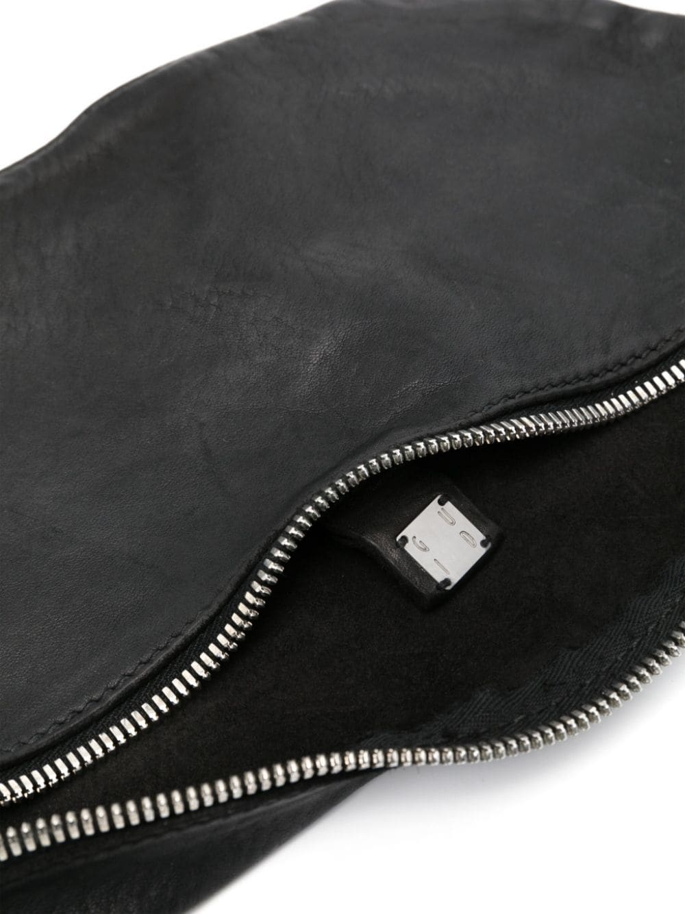 cracked-effect belt bag - 17