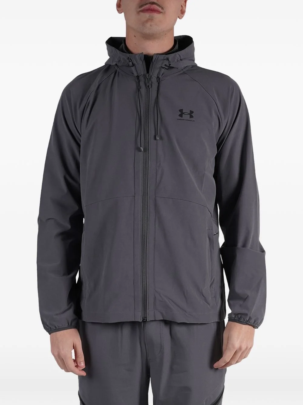hooded zip jacket - 1