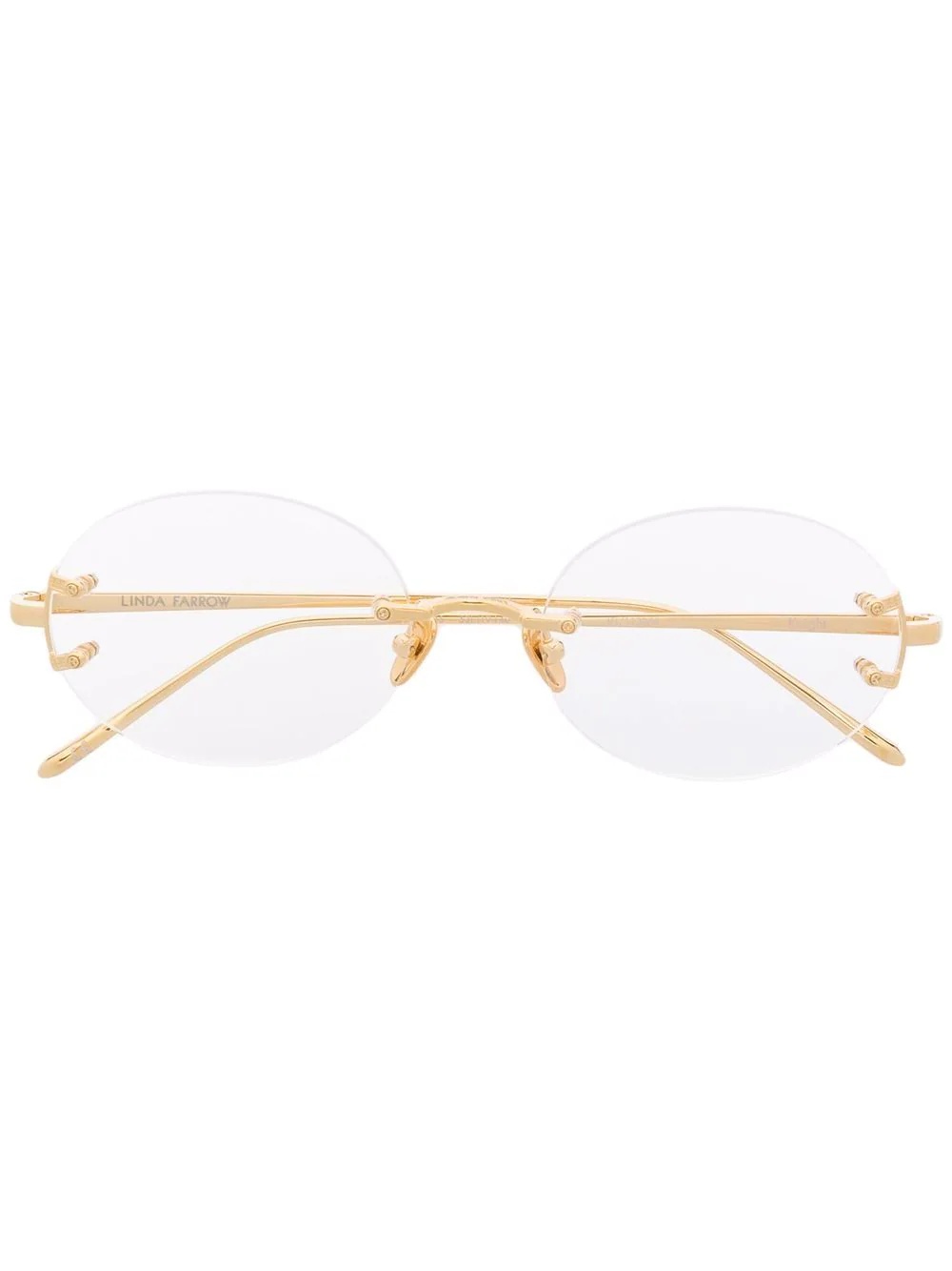 frameless round glasses - 1