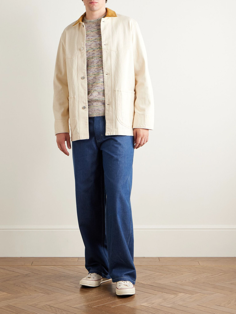 A.P.C. Bastian Wool Sweater Beige outlook