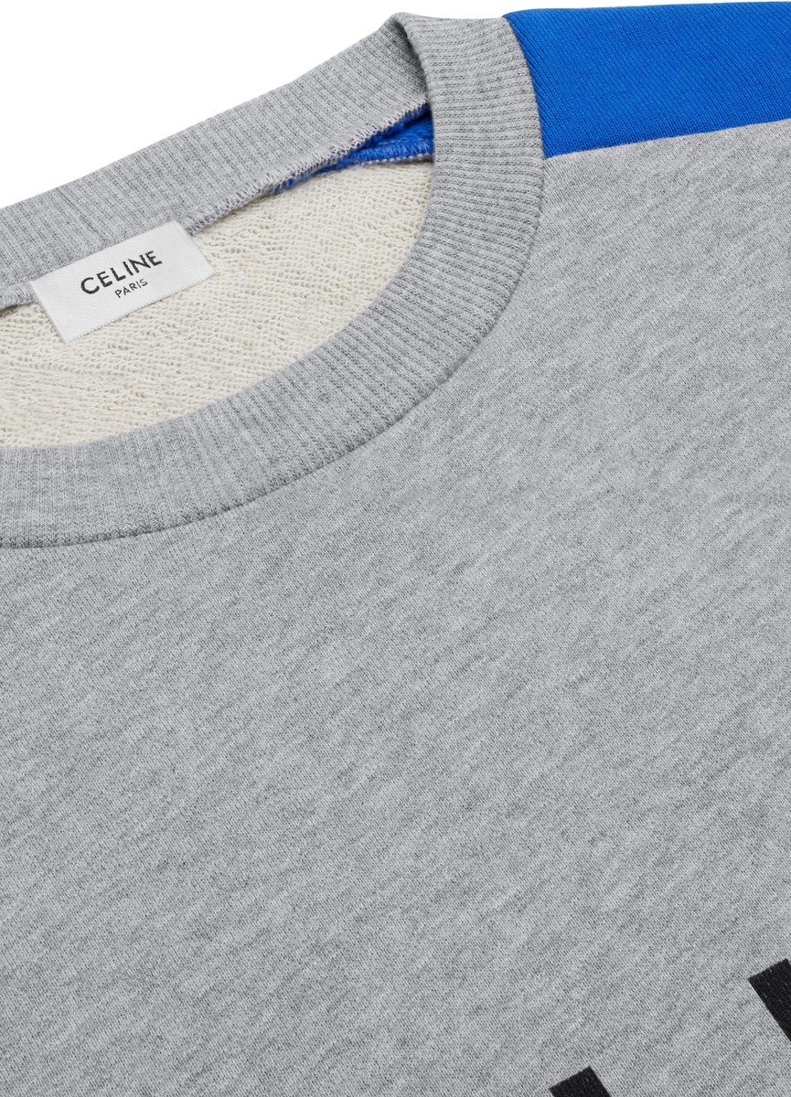 Loose Celine sweatshirt in cotton fleece - 3