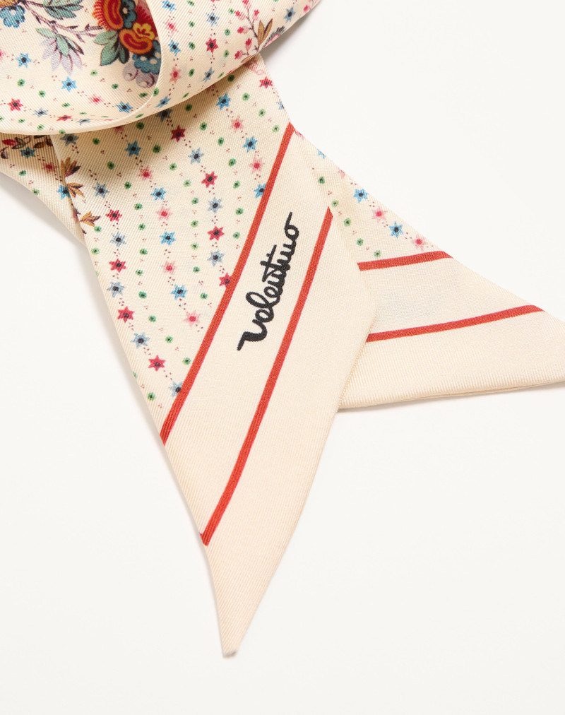 PAPIER FLOREAL SILK BANDEAU SCARF 3