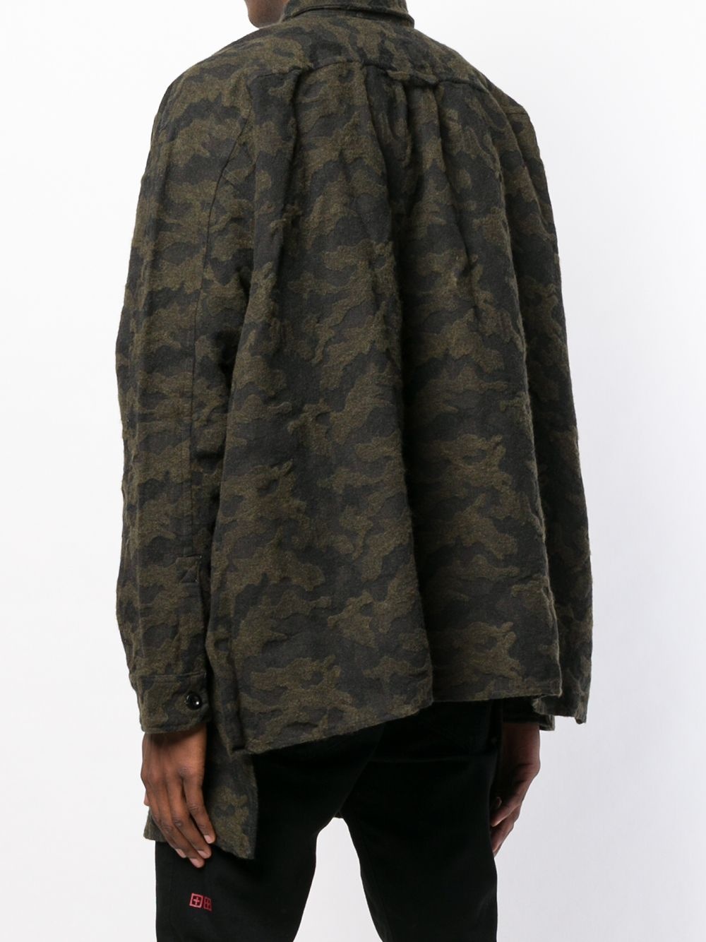 camouflage print shirt - 4