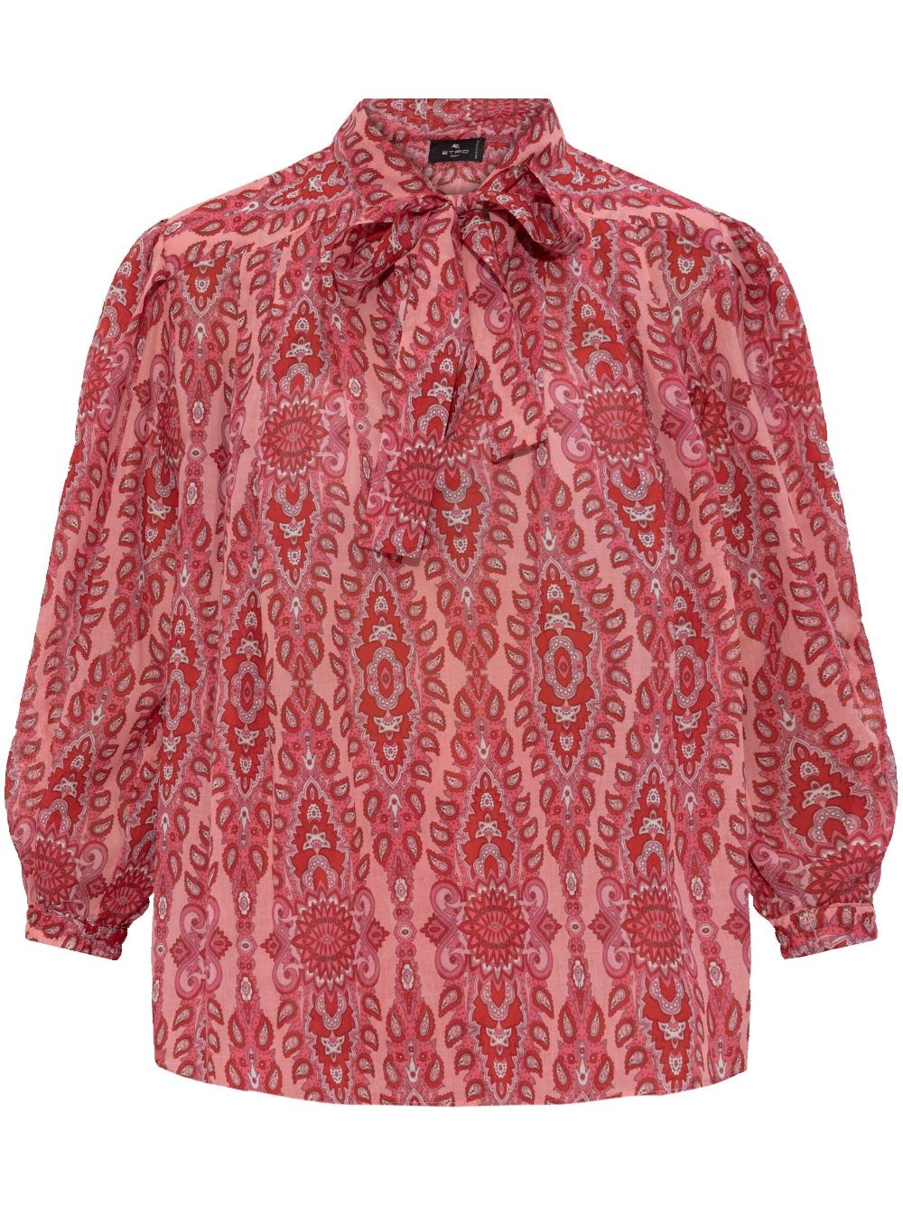 paisley-print blouse - 1