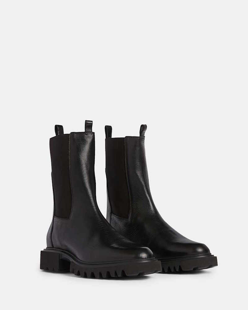 HALLIE LEATHER BOOTS 5