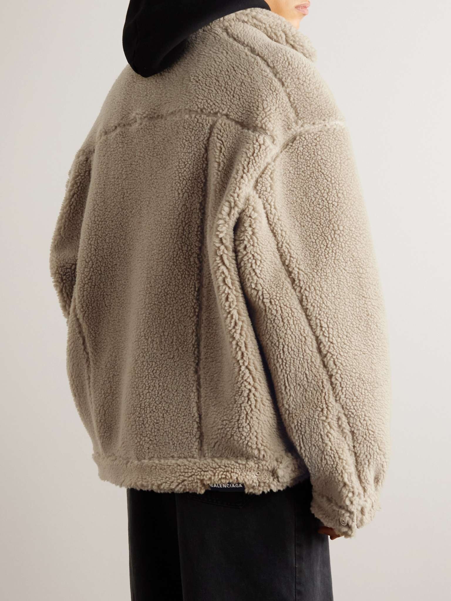 Oversized Fleece Jacket - 7