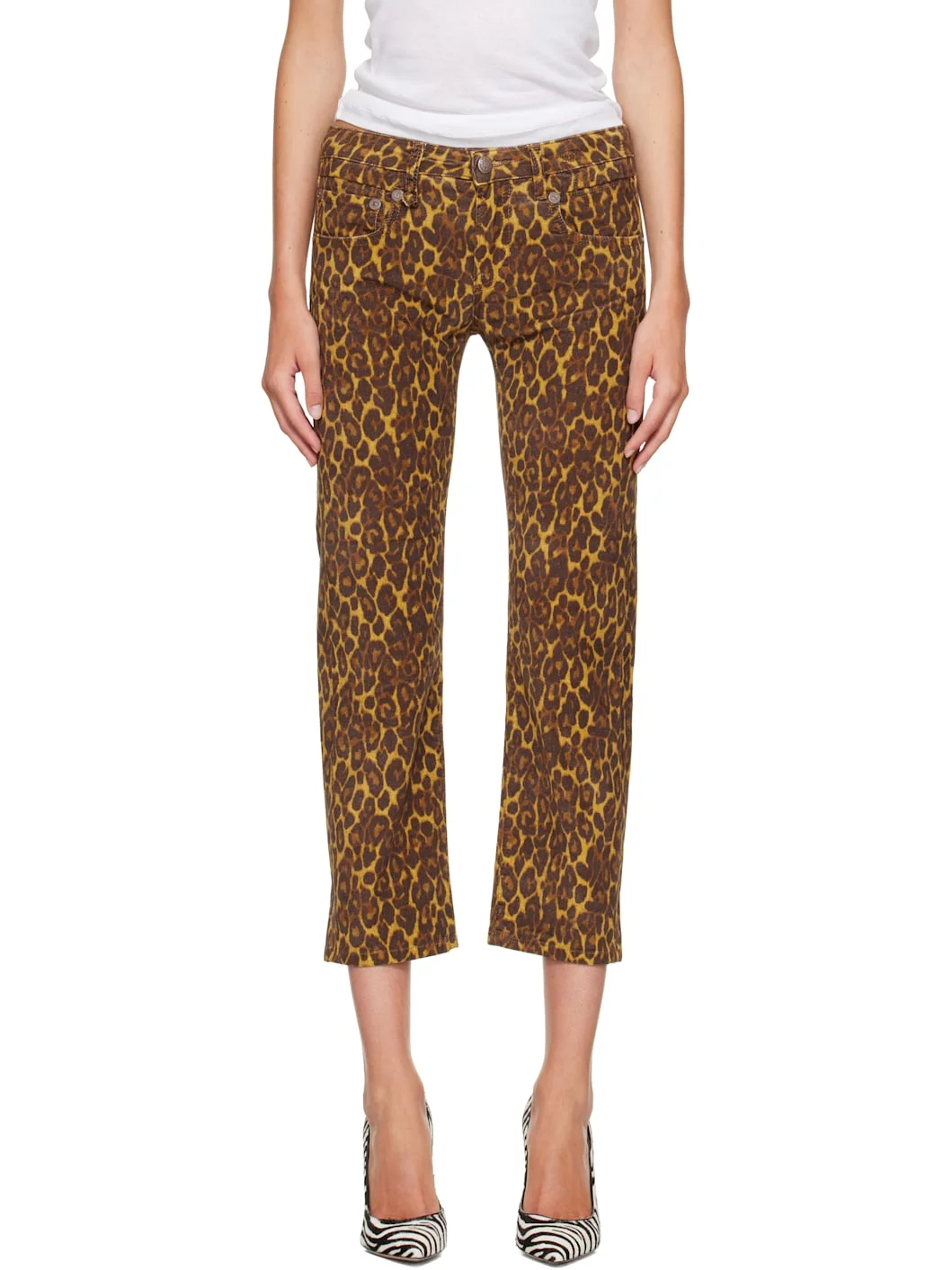Brown Boy Straight Jeans - 1