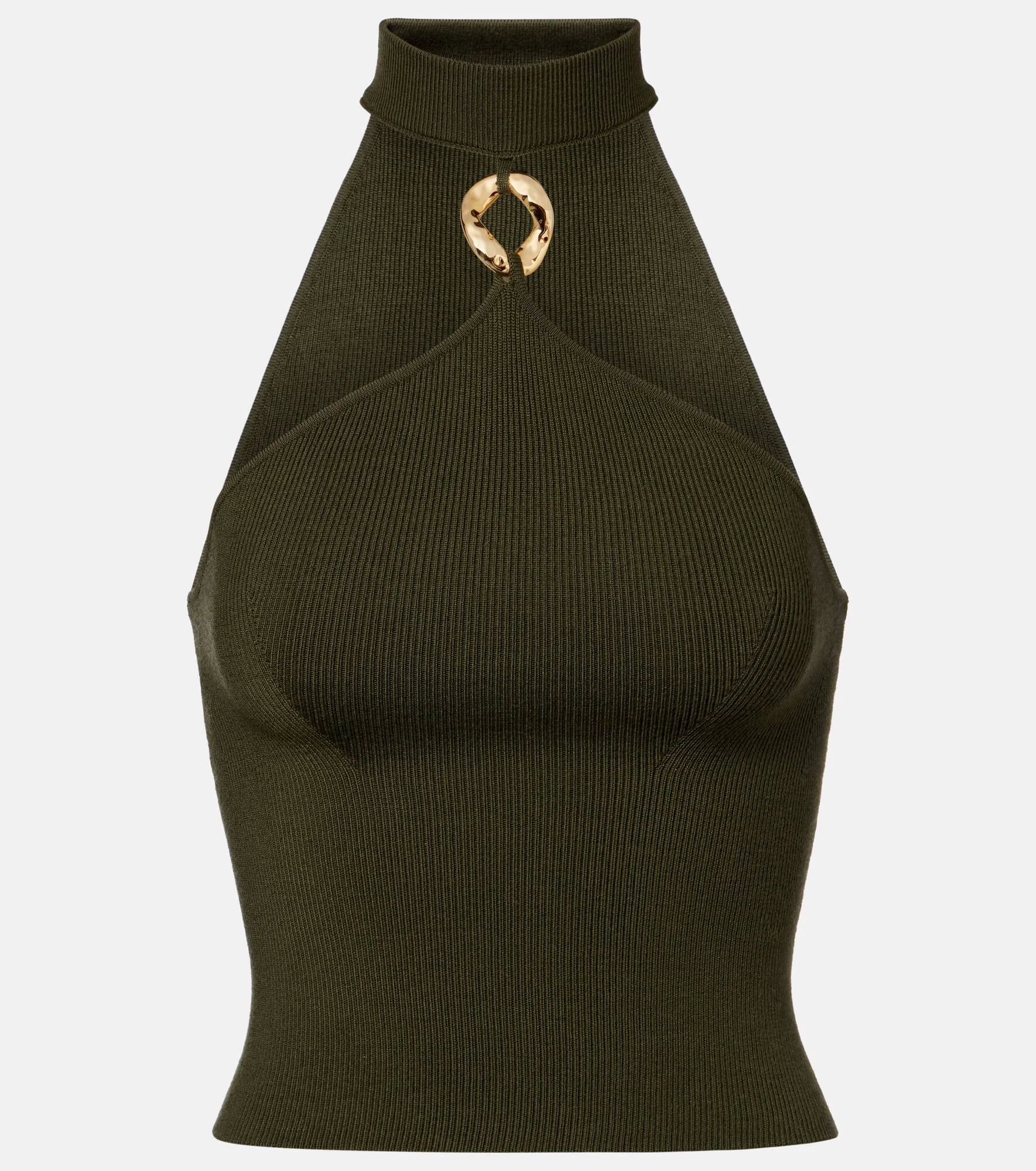 Renlen halterneck wool top - 1