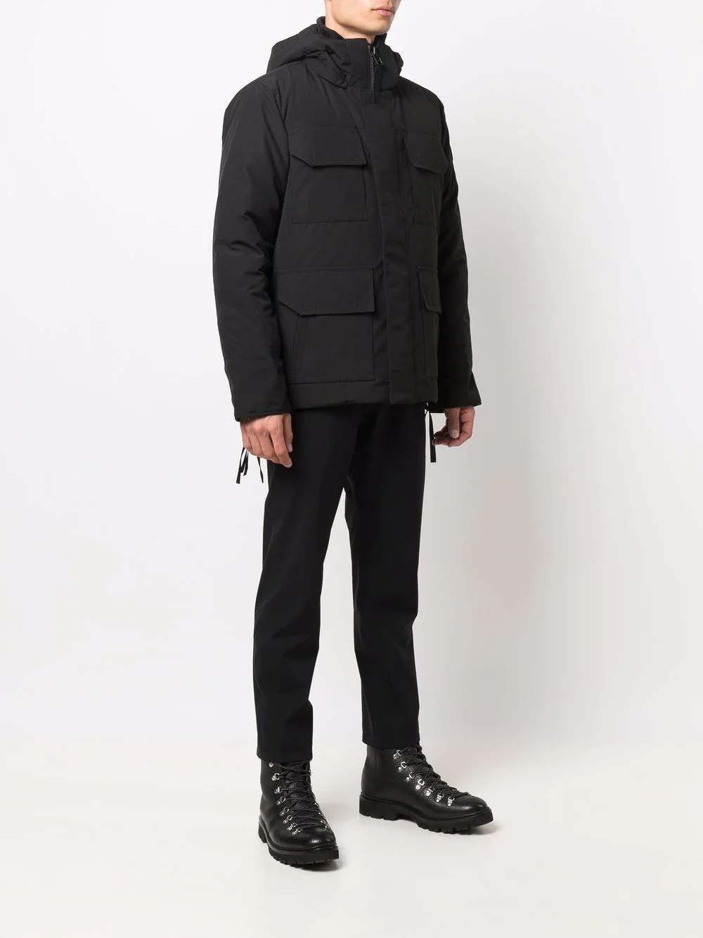 concealed padded coat - 3